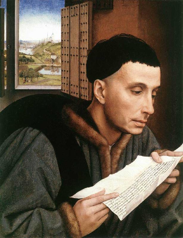 Rogier van der Weyden A Man Reading oil painting image